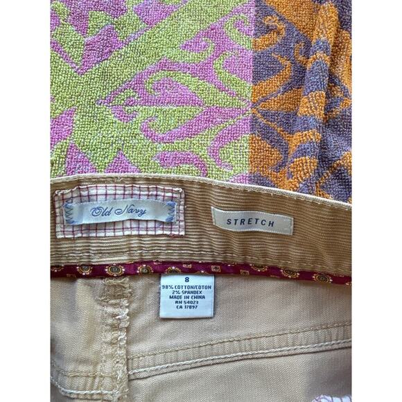 Vintage Old Navy Tan Corduroy Skirt M Neutral Y2K 2000s Style - Picture 4 of 6